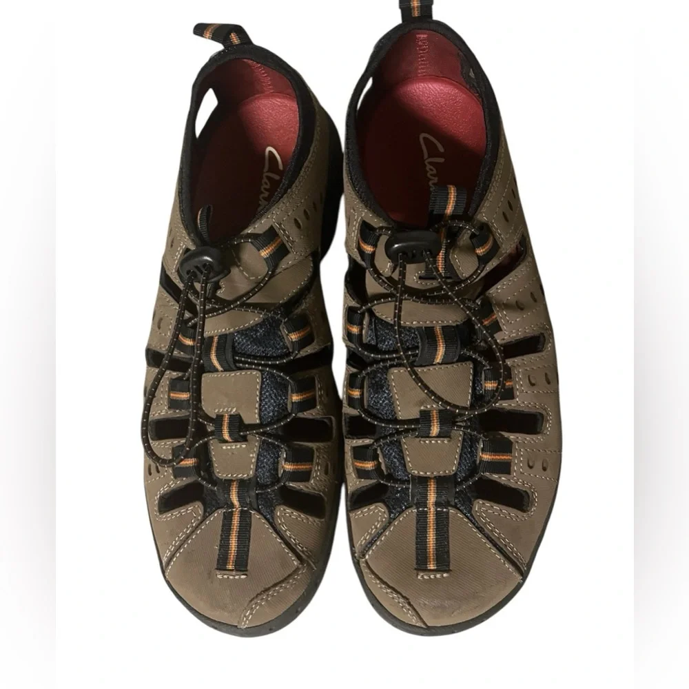 Clark’s Hiking Shoes Brown for men’s Outdoor‎ leather upper Sz 11